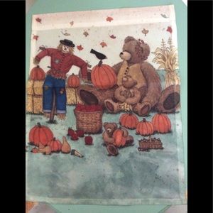 Bear Family 🍂Autumn Harvest🍁 Mini Flag